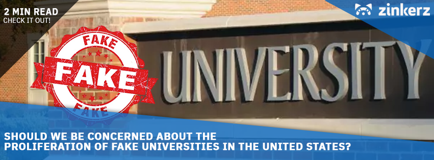 Should we be concerned about the proliferation of fake universities in the United States?